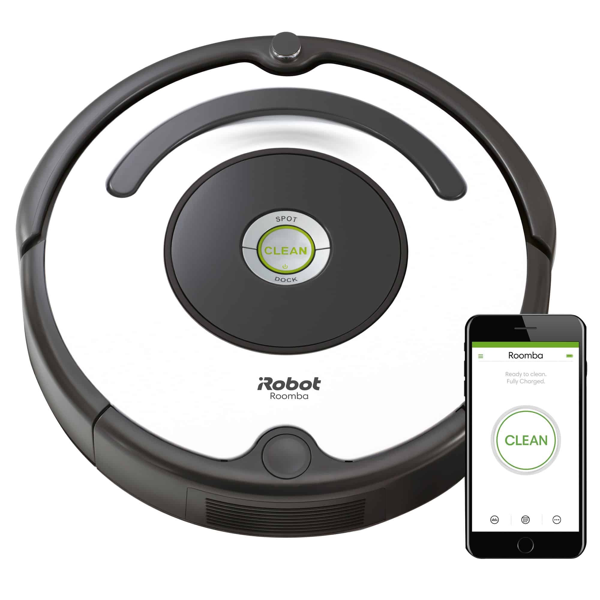 iRobot Roomba 670 Robot Vacuum-Wi-Fi Connectivity, Works with Google Home, Good for Pet Hair, Carpets, Hard Floors, Self-Charging
