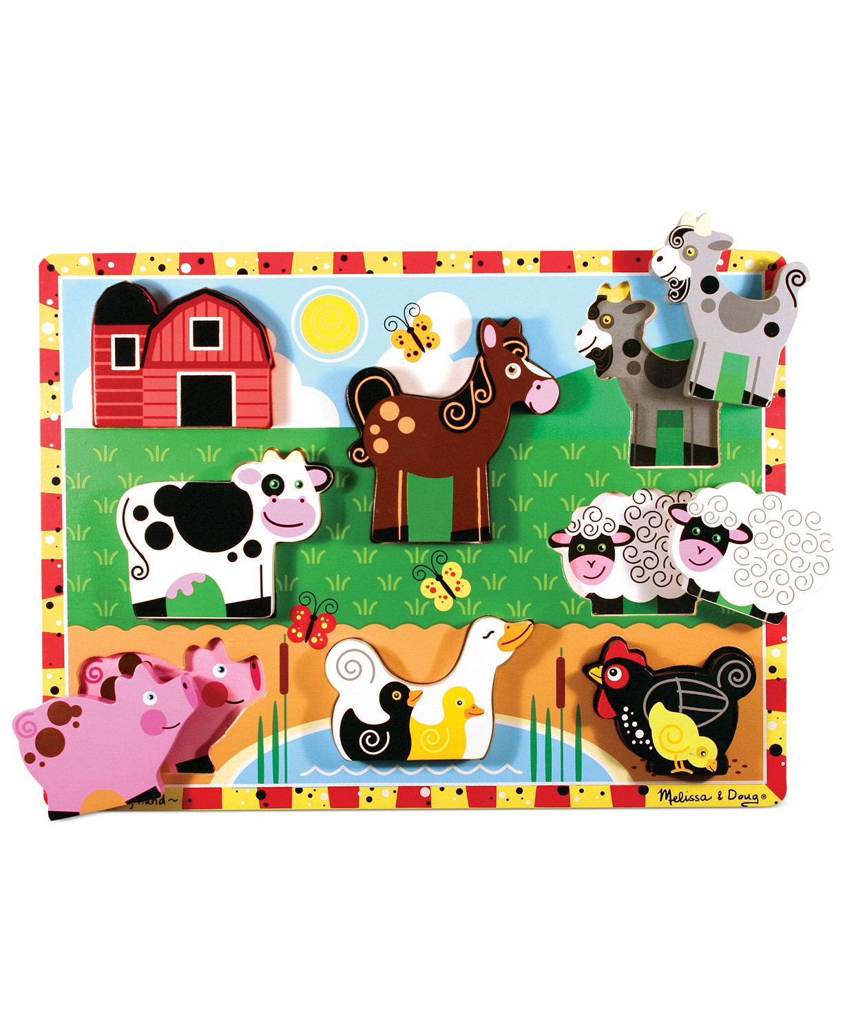 Kids Toy, Farm Chunky Puzzle