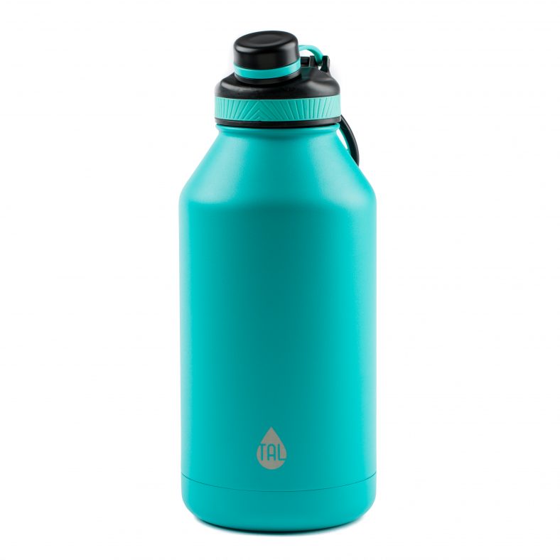 TAL Stainless Steel Ranger Tumbler Water Bottle 64 fl oz, Teal Blue