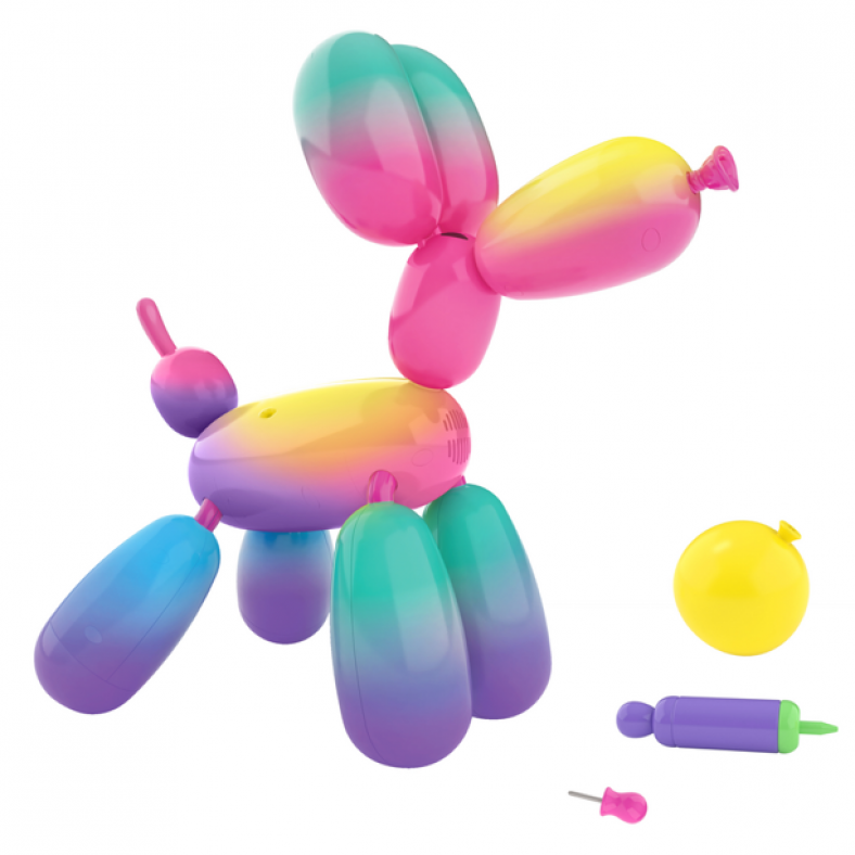 Squeakee Rainbowie the Balloon Dog Electronic Pet from walmart deals