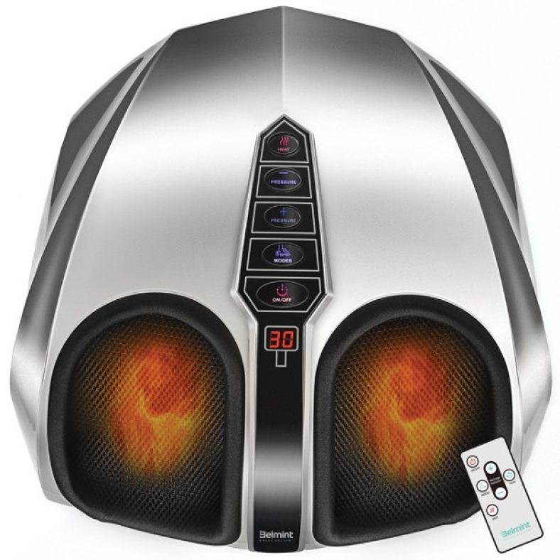 Belmint Shiatsu Foot Massager with Heat, Deep-Kneading, 5 Pressure Settings, Non Slip Rubber Feet from walmart deals
