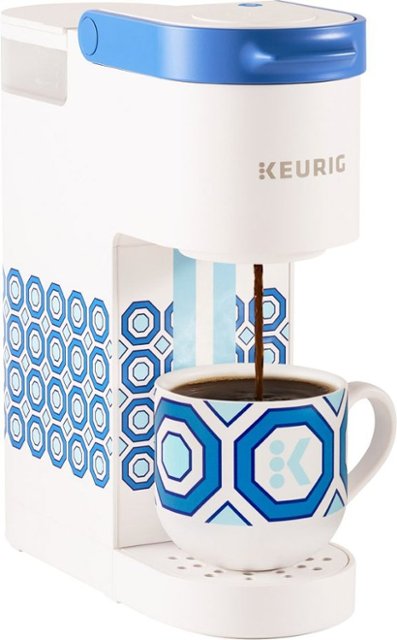 Keurig – Limited Edition Jonathan Adler K-Mini Single Serve K-Cup Pod Coffee Maker – White