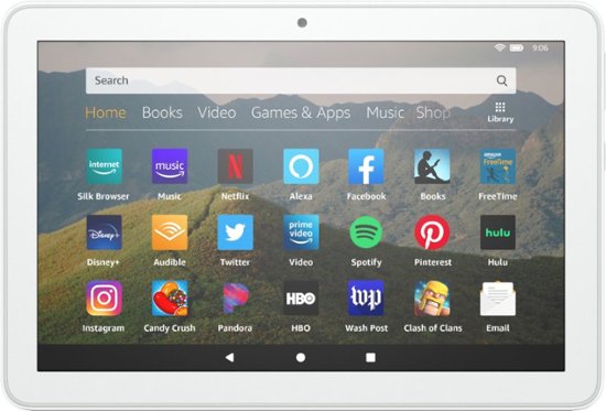 Amazon – Fire HD 8 10th Generation – 8″ – Tablet – 64GB – White
