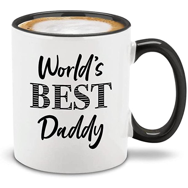 Shop4Ever® World’s Best Daddy Ceramic Coffee Mug Cup Father’s Day Gift Idea (11oz.) From walmart deals