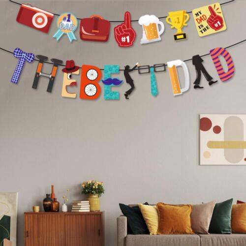 2021 Happy Father’s Day Banner Holiday Celebration Party Decoration @ebay deals