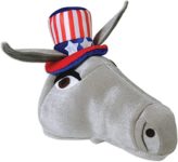 Beistle Plush Novelty Democrat Donkey Hat for Patriotic Party 4th of July Decorations Costume Accessory, One Size, Gray/Red/White/Blue  – Grab the Amazon Offers