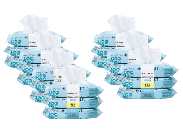 The Honest Company Keepin’ it Clean Alcohol Wipes, 1050 Count originating at woot deals