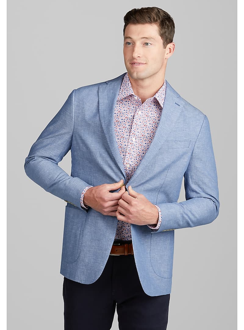1905 Collection Tailored Fit Chambray Sportcoat #15PG