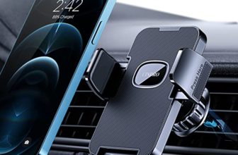 Phone Holder Car [Upgrade Clip Never Fall] Car Phone Holder Mount Automobile Air Vent Hands Free Cell Phone Holder for Car Fit for All Car Mount for iPhone Android Smartphone from amazon offers