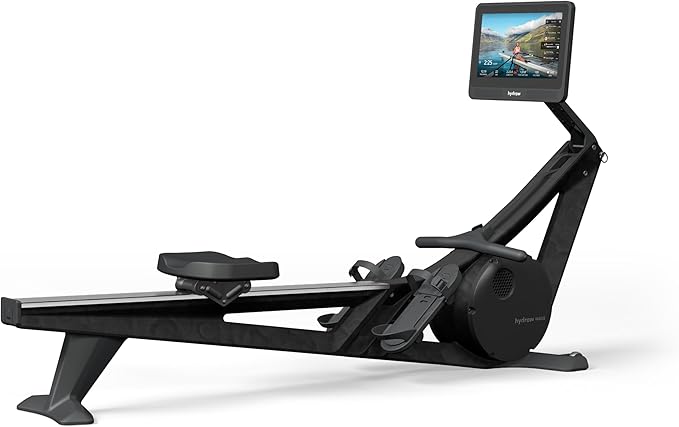 Hydrow Wave Rowing Machine with 16″ HD Touchscreen & Speakers – Foldable | Live Home Workouts, Subscription Required