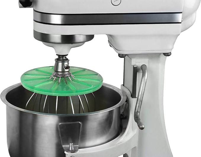 Whisk Wiper® PRO compatible with KitchenAid Bowl-Lift Stand Mixers – Made in USA – Mix Without The Mess – The Ultimate Stand Mixer Accessory – Only Compatible With 6-Wire Whisks (Aquamarine)