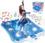 Frozen Toys Dance Mat for Girls – Electronic Dance Mat with Wireless Bluetooth for Children,Light Up LED Kids Musical Mat, Dance Floor Mat,Birthday Xmas Gifts for 3 5 7 9 10+ Year Old Girls Boys