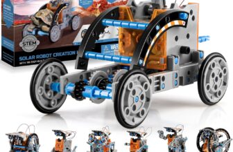 Sillbird 12-in-1 Solar Robot Building Kit STEM Gift for Boys Aged 8-13, DIY Science Educational Robotic Toys for Kids Teens Birthday, Powered by The Sun with 190 Pieces