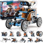 Sillbird 12-in-1 Solar Robot Building Kit STEM Gift for Boys Aged 8-13, DIY Science Educational Robotic Toys for Kids Teens Birthday, Powered by The Sun with 190 Pieces