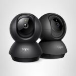 Tapo TP-Link 2K Pan/Tilt Indoor Security Camera for Baby Monitor, Pet Camera, Motion Detection & Tracking, 2-Way Audio, Cloud & SD Card Storage, Works w/Alexa & Google Home, Black, C211(2-Pack)