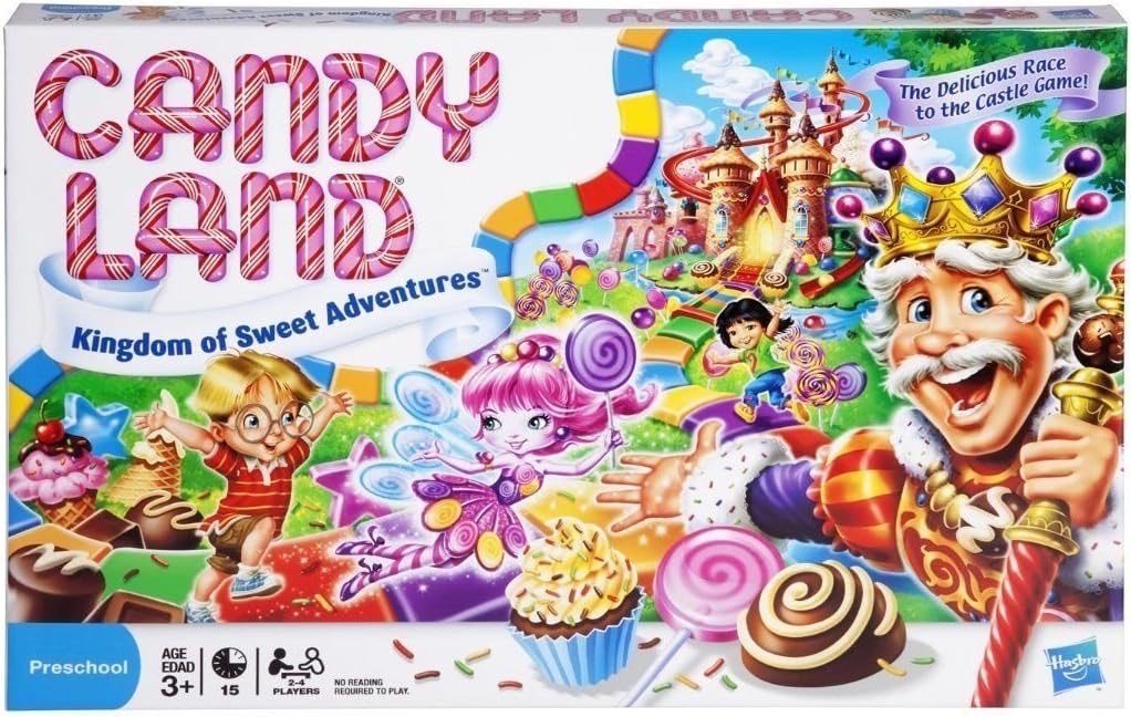 Hasbro Gaming Candy Land Kingdom of Sweet Adventures Board Game for Kids, Ages 3 & Up (Amazon Exclusive)