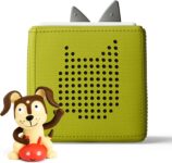 Toniebox 1 Audio Player Starter Set with Playtime Puppy – Listen, Learn, and Play with One Huggable Little Box – Green