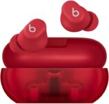 Beats Solo Buds – Wireless Bluetooth Earbuds | 18 Hours of Battery Life | Apple & Android Compatibility | Built-in Microphone – Transparent Red