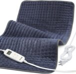 Heating Pad for Back Pain Relief, 17″ X 33″ XXX-Large Heating Pads for Cramps,Electric Heating Pad XL with 6 Fast Heating Settings,Moist Dry Heat Options,Auto-Off,Machine Washable,Purple Gray