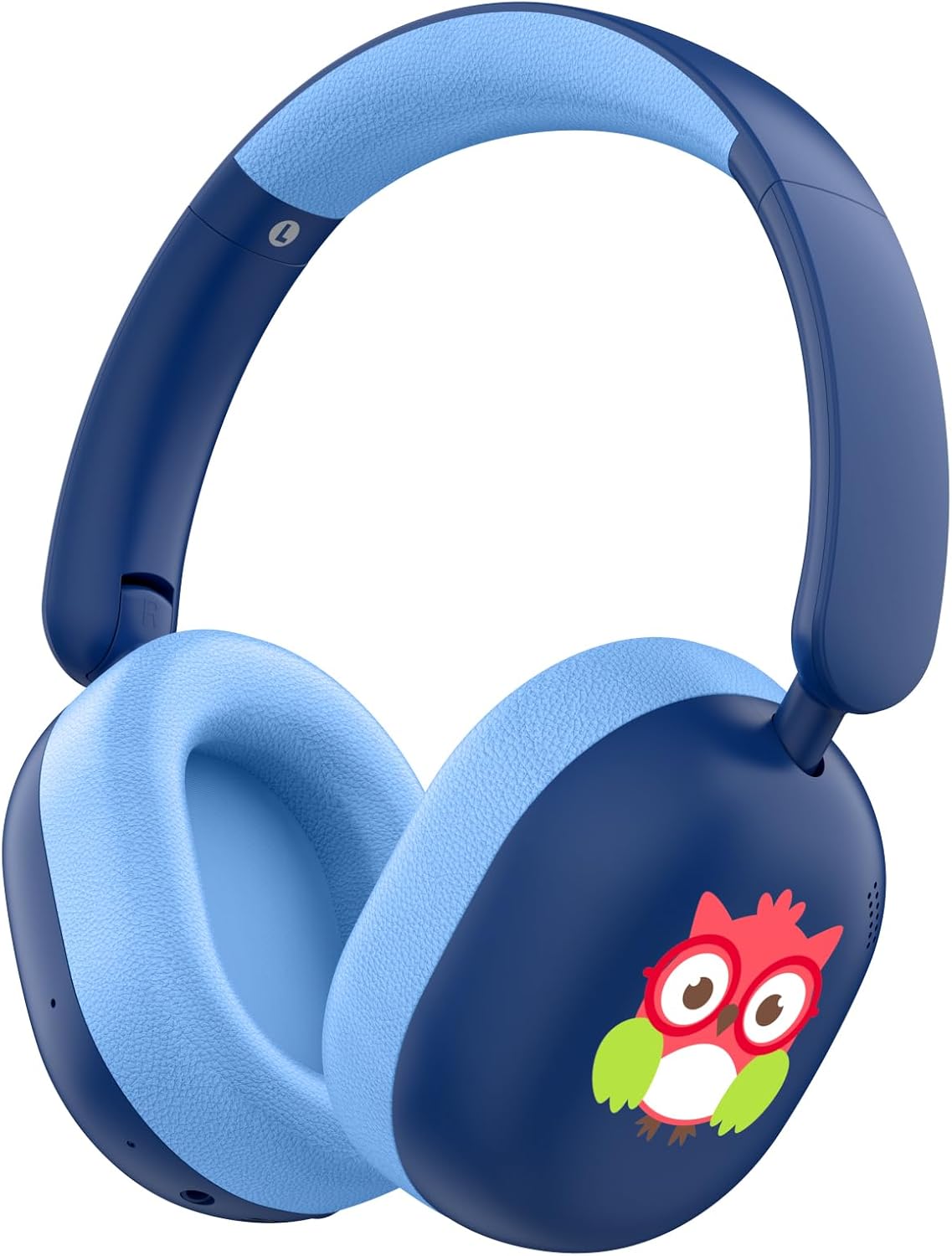 LOBKIN Kids Headphones Bluetooth 6.0,Over Ear Kids Headphones Wireless with Mic 55H Playtime AUX Cord 85dB Safe Volume Limited Foldable Design for Boys Girls Travel/School/iPad