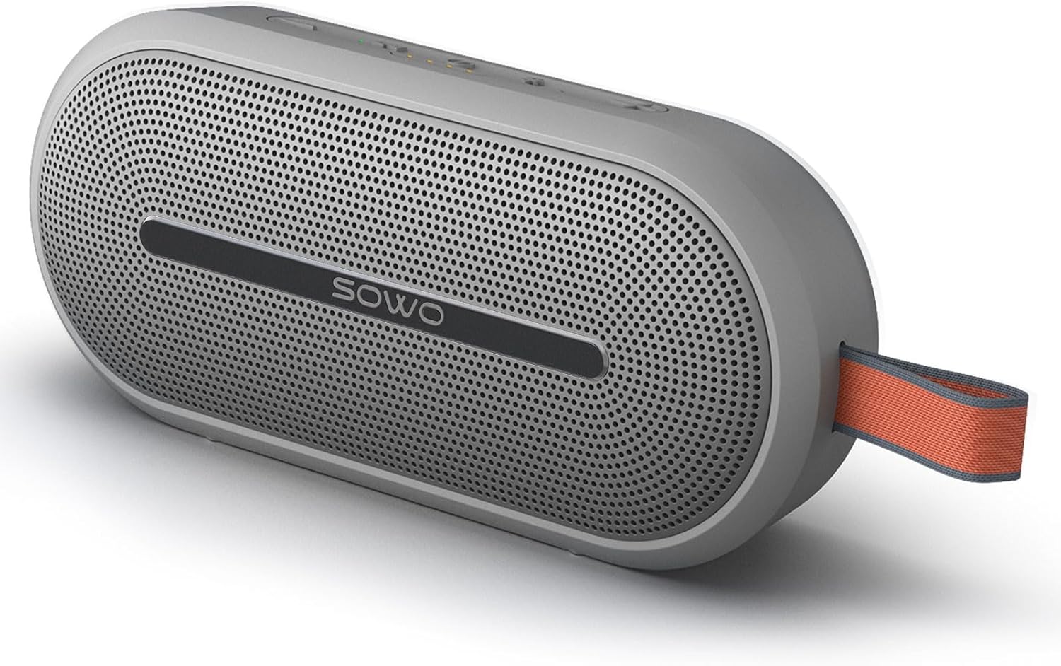 SOWO Portable Wireless Speaker with Bluetooth, Enhanced Immersive Bass, Partyboom Technology, 40W Loud Clear Stereo Sound, IP67 Waterproof, 16H Playtime for Outdoor, Camping and Travel – Space Gray