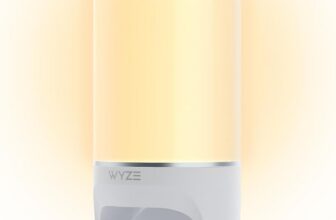 WYZE Bulb Cam – 2K HD Smart Light Bulb Security Camera with Color Night Vision, 800-Lumen Dimmable LED, 160° Wide View, Motion Detection & Siren, E26 Socket, Alexa/Google/IFTTT