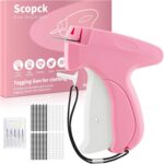 Stitch Gun for Clothes – Handheld Stitch Gun Quick Clothing Fixer – Tagging Gun – Includes 6 Needle, 1000 Black Fasteners & 1000 White Fasteners