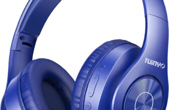 TUINYO Bluetooth Headphones Wireless Over Ear, Dark Blue