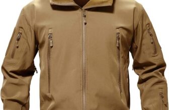 TACVASEN Men’s Tactical Fleece SoftShell Jacket Waterproof Winter Coat | Breathable,windproof | Multi-pockets,adjustable hood | Ideal for rain,hiking,snow,ski
