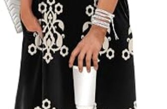 WIHOLL Summer Dresses Cap Sleeve Crewneck Maxi Long Casual Dress with Pockets Beach Vacation Sundresses 2026 Trendy