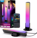 Govee Smart Light Bar, RGBICWW TV Lights for Living Room, Gaming, Black
