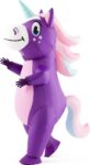 Spooktacular Creations Halloween Inflatable Costume, Full Body Unicorn Blow Up Costume for Adult Holiday Themed Cosplay Party